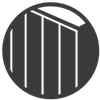Fluted drawer/door f