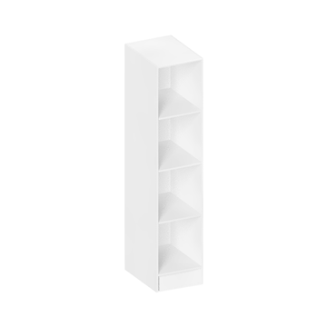 Tall Open Shelf Cabinet