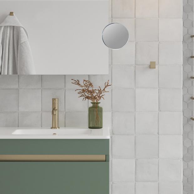 Cosmetic Magnifying Mirror Kit with Side Bracket