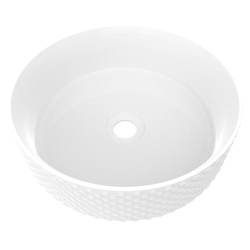 Coral Beaded Round Vessel Basin