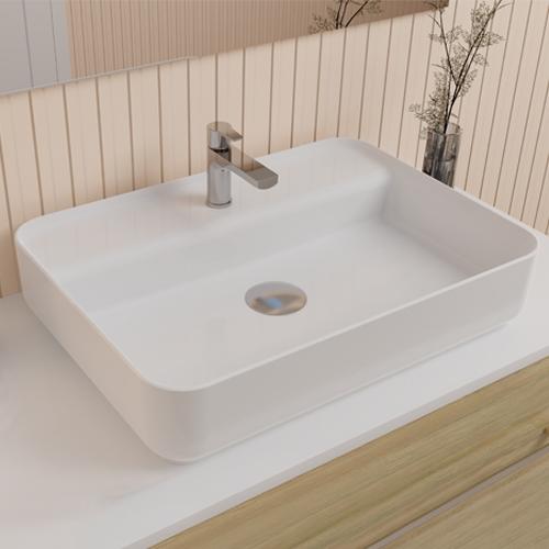 Sofia Rectangular One Tap Hole Vessel Basin