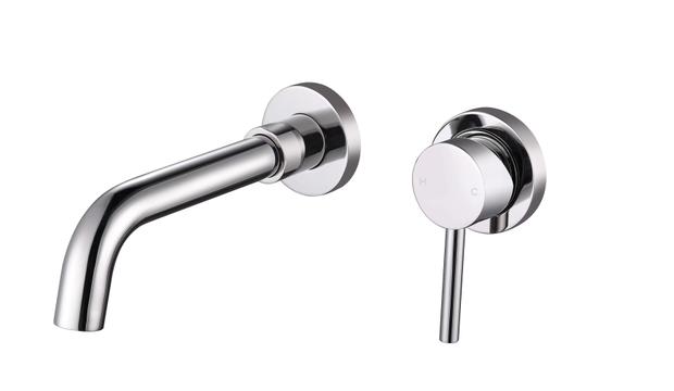 Evoke Wall Mounted Basin Mixer and Spout