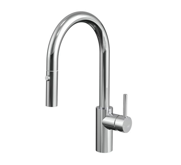 Evoke Gooseneck Pull Out Sink Mixer