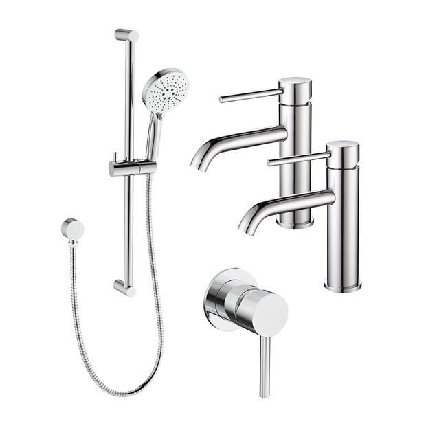 Evoke Standard Double Basin Tapware Bundle
