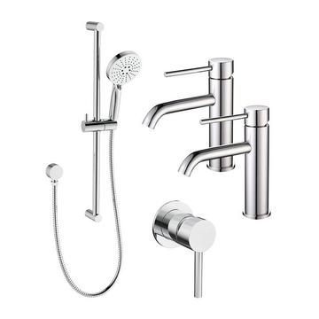 Evoke Standard Double Basin Tapware Bundle