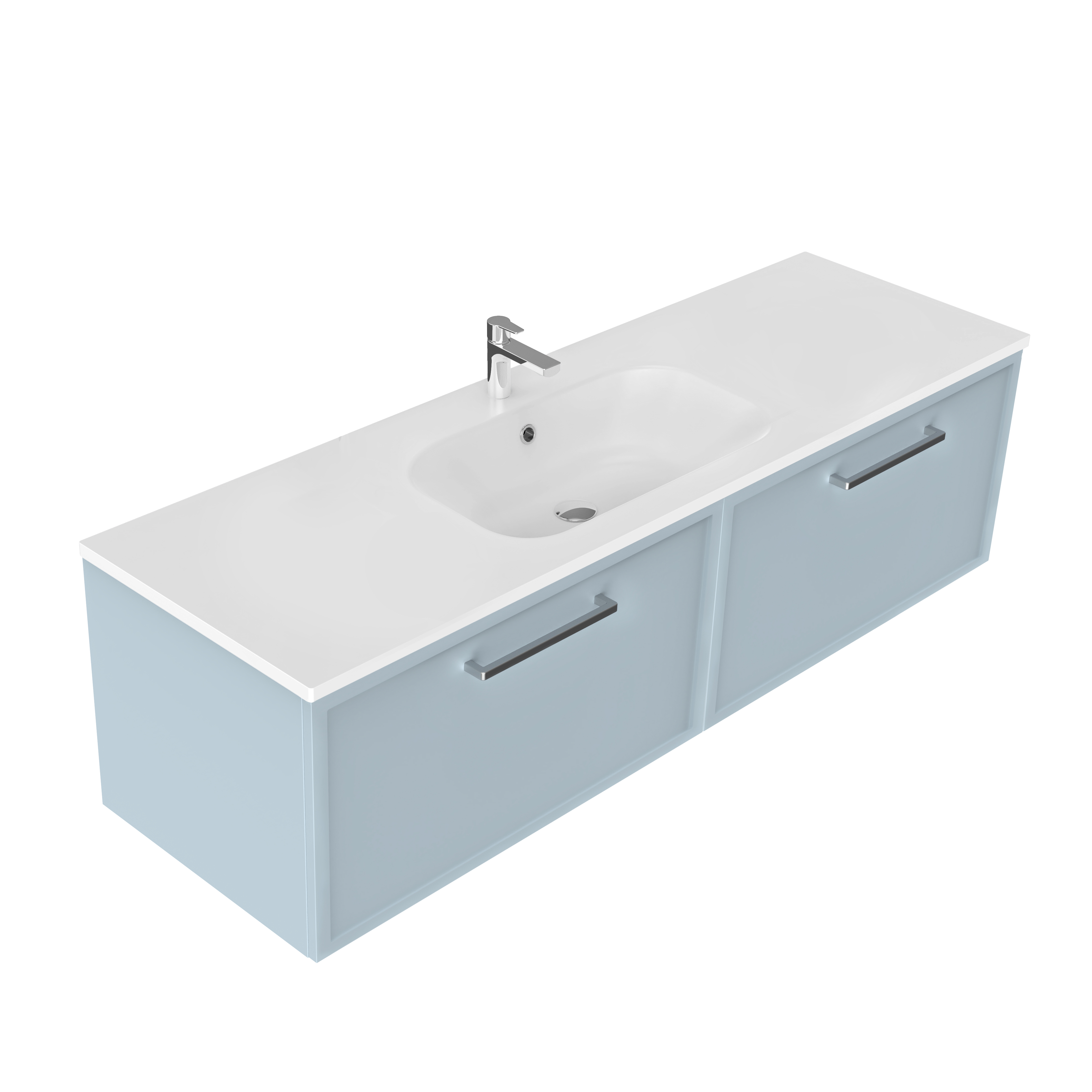 Francisco Single Tier Wall Hung Vanity