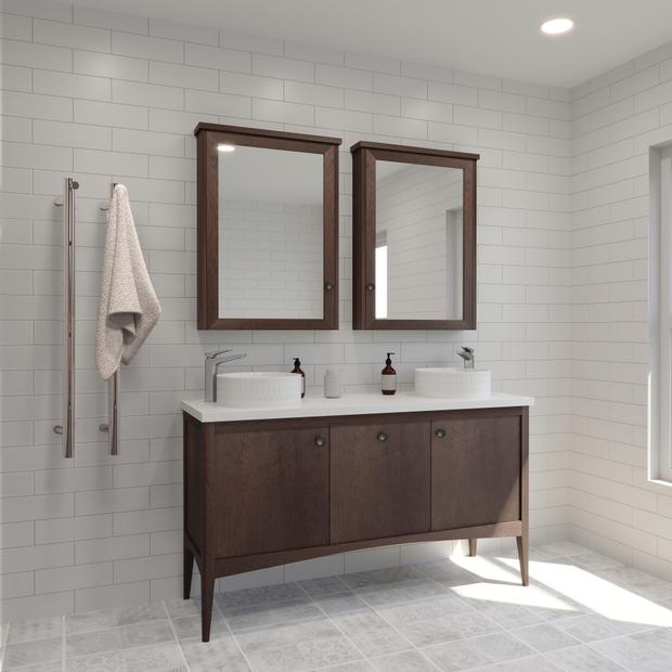Madison Floor Standing Vanity with Slab Top