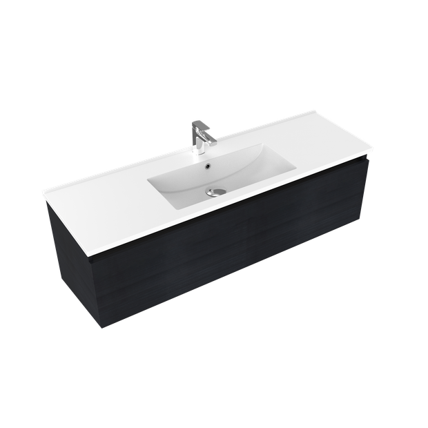 Frank Slim Plus 1 Drawer Wall Hung Vanity