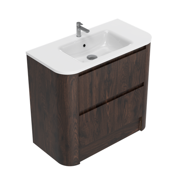 Angolo Curved Floor Standing Vanity