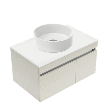 Arc Single Tier Wall Hung Vanity