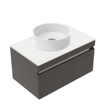 Arc Single Tier Wall Hung Vanity