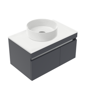 Arc Single Tier Wall Hung Vanity