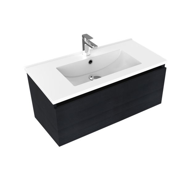 Frank Slim Plus 1 Drawer Wall Hung Vanity