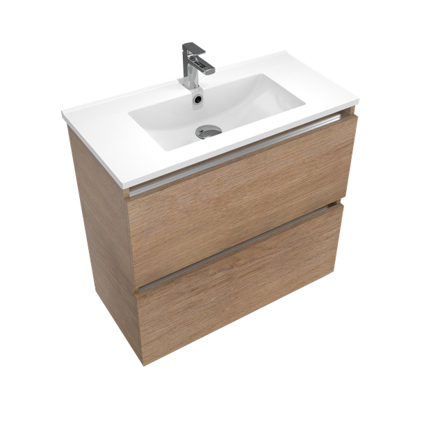 Frank Slim Plus 2 Drawer Wall Hung Vanity