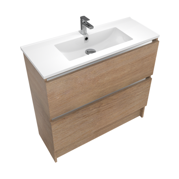 Frank Slim Plus 2 Drawer Floor Standing Vanity