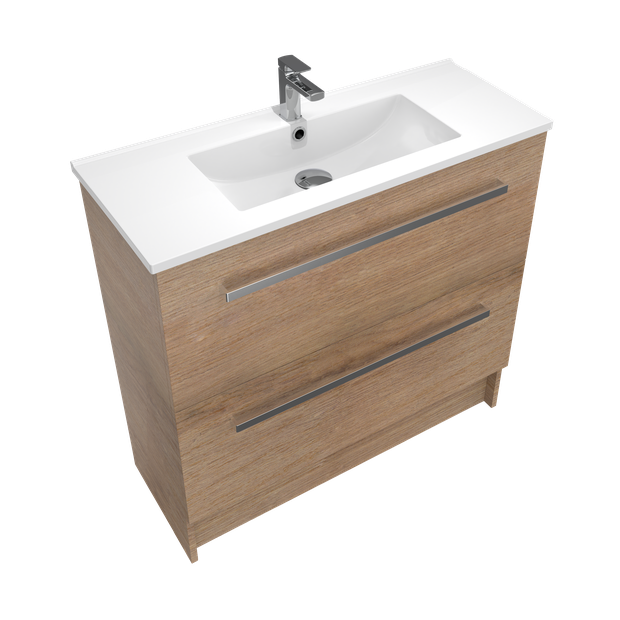 Frank Slim 2 Drawer Floor Standing Vanity