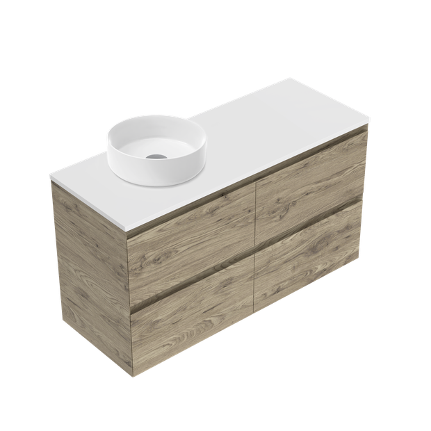 Kolum Luxe Double Tier Wall Hung Vanity