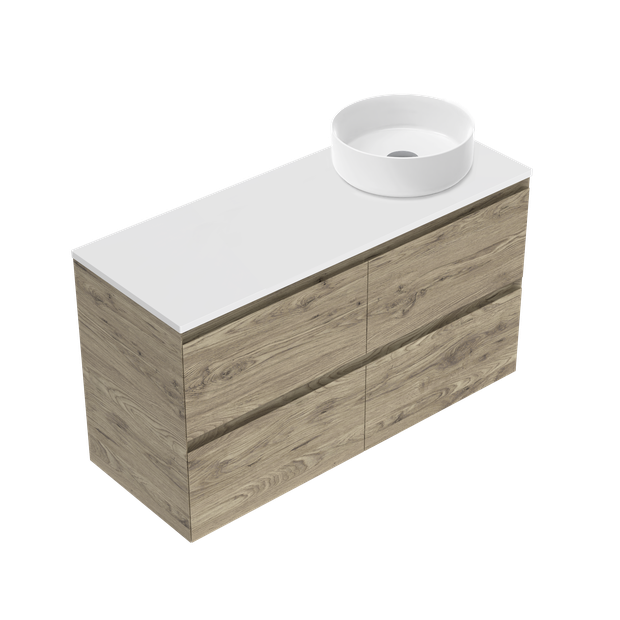 Kolum Luxe Double Tier Wall Hung Vanity