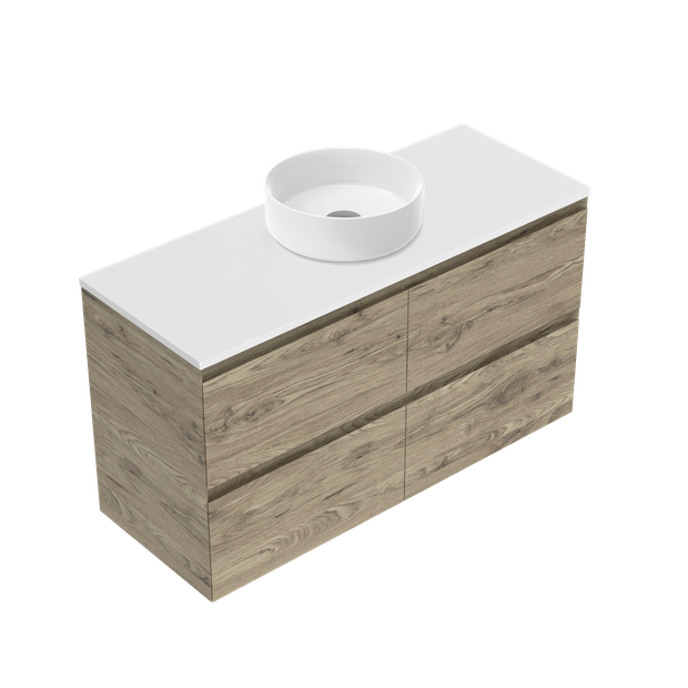 Kolum Luxe Double Tier Wall Hung Vanity