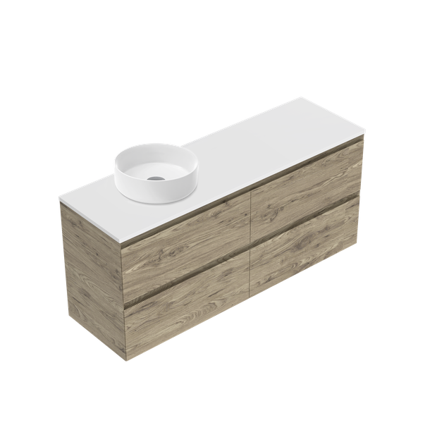 Kolum Luxe Double Tier Wall Hung Vanity