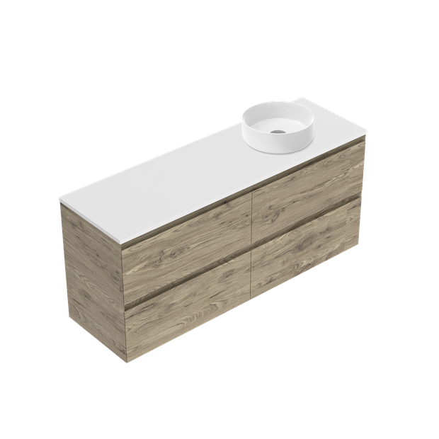 Kolum Luxe Double Tier Wall Hung Vanity