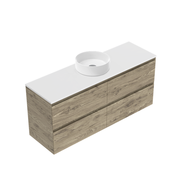 Kolum Luxe Double Tier Wall Hung Vanity