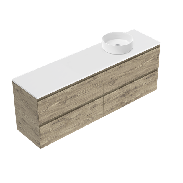 Kolum Luxe Double Tier Wall Hung Vanity