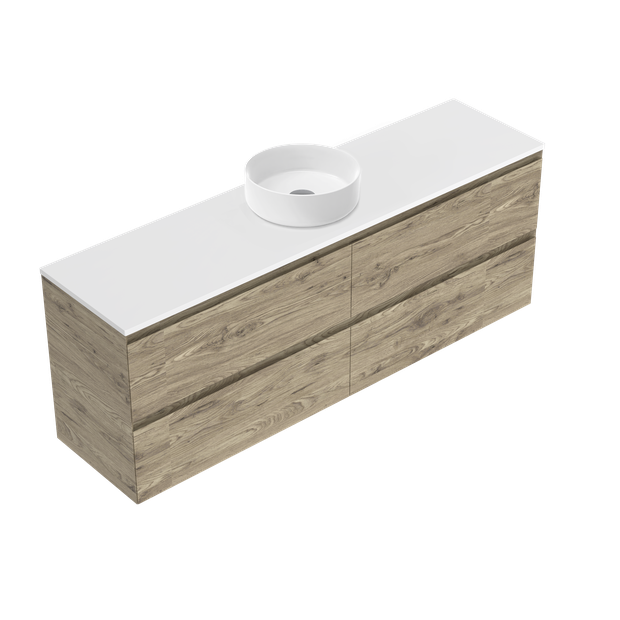 Kolum Luxe Double Tier Wall Hung Vanity