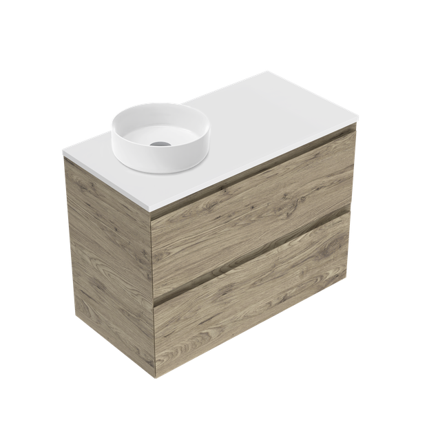 Kolum Luxe Double Tier Wall Hung Vanity