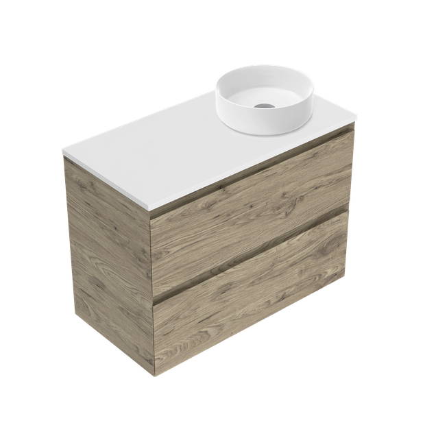 Kolum Luxe Double Tier Wall Hung Vanity