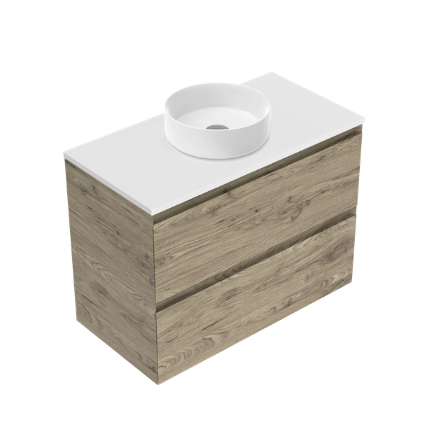 Kolum Luxe Double Tier Wall Hung Vanity