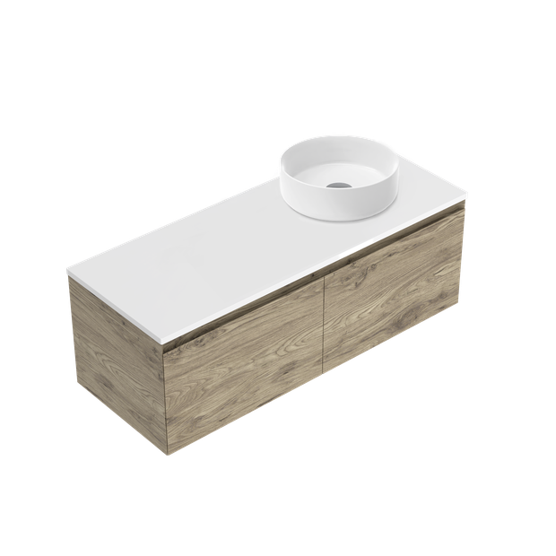 Kolum Luxe Single Tier Wall Hung Vanity