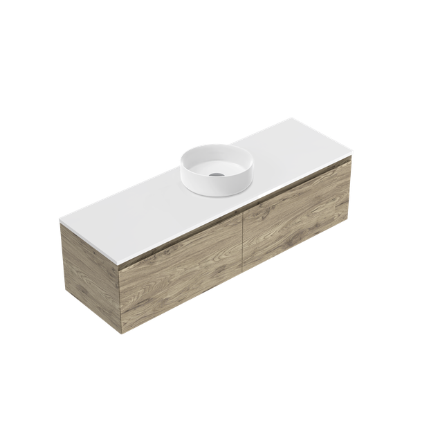 Kolum Luxe Single Tier Wall Hung Vanity