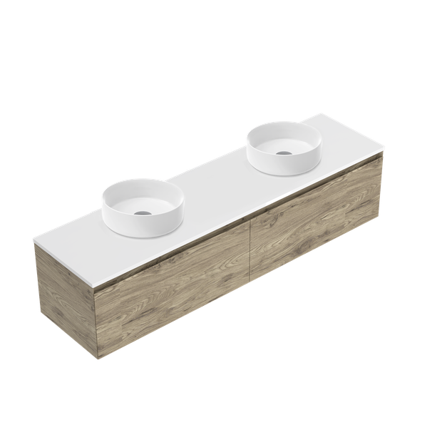 Kolum Luxe Single Tier Wall Hung Vanity