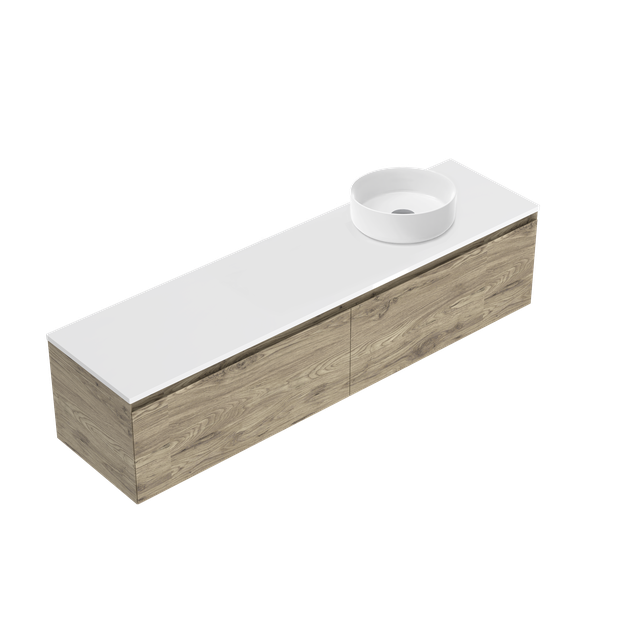 Kolum Luxe Single Tier Wall Hung Vanity