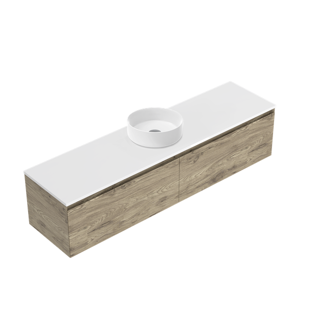 Kolum Luxe Single Tier Wall Hung Vanity