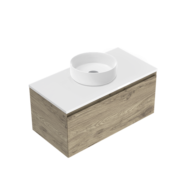 Kolum Luxe Single Tier Wall Hung Vanity