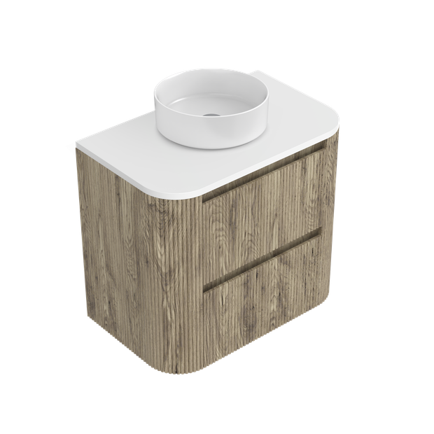 Norah Curved Luxe Double Tier Wall Hung Vanity