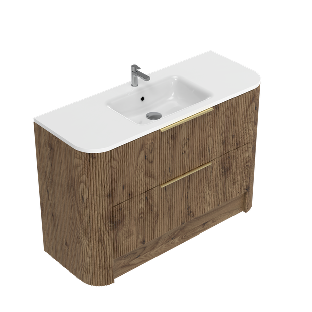 Norah Curved Floor standing Vanity