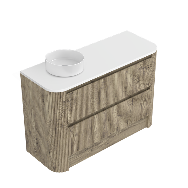 Norah Curved Luxe Floor standing Vanity