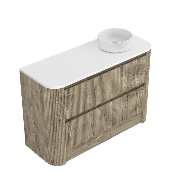 Norah Curved Luxe Floor standing Vanity