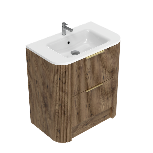 Norah Curved Floor standing Vanity