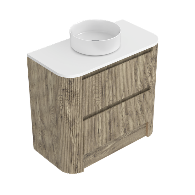 Norah Curved Luxe Floor standing Vanity