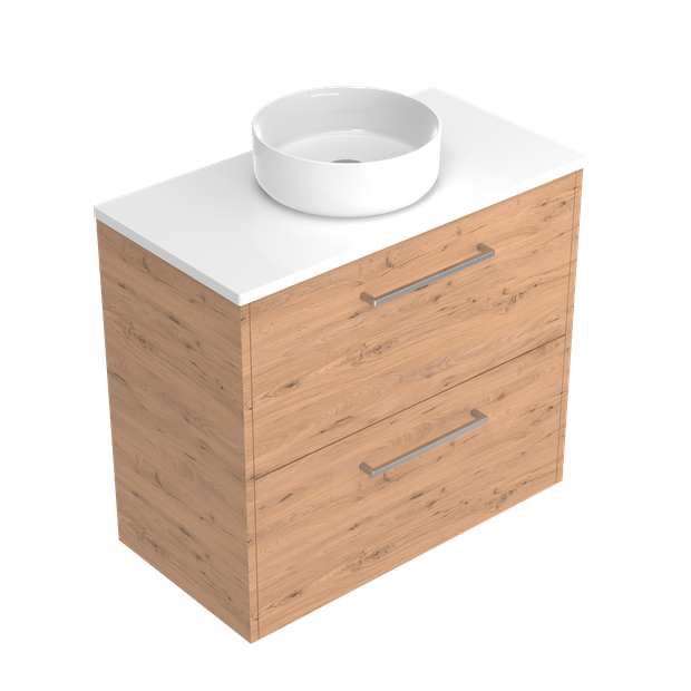 Sahara Slim Luxe Double Tier Wall Hung Vanity