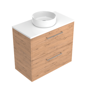 Sahara Slim Luxe Double Tier Wall Hung Vanity