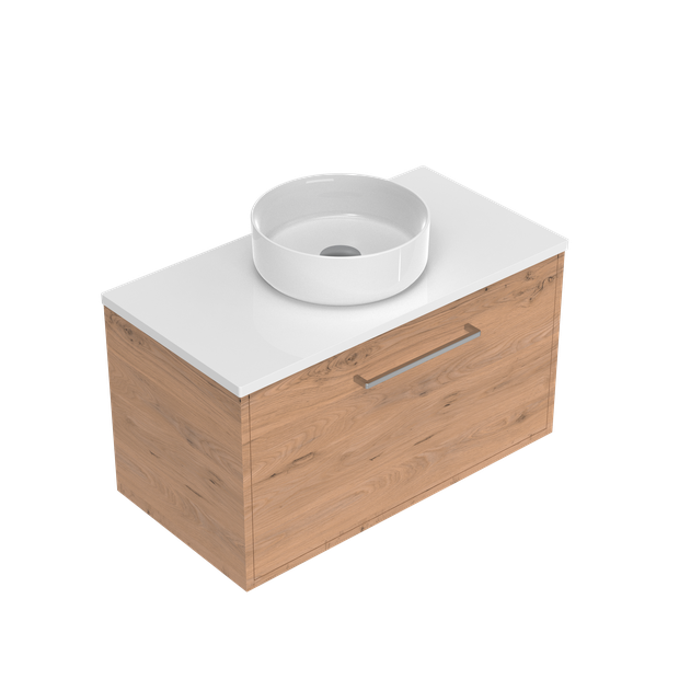 Sahara Slim Luxe Single Tier Wall Hung Vanity