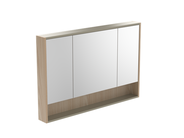 Savanna Open Shelf Mirror Cabinet