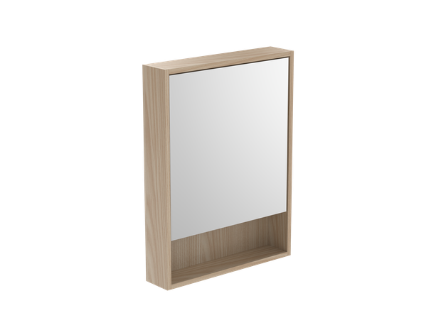 Savanna Open Shelf Mirror Cabinet