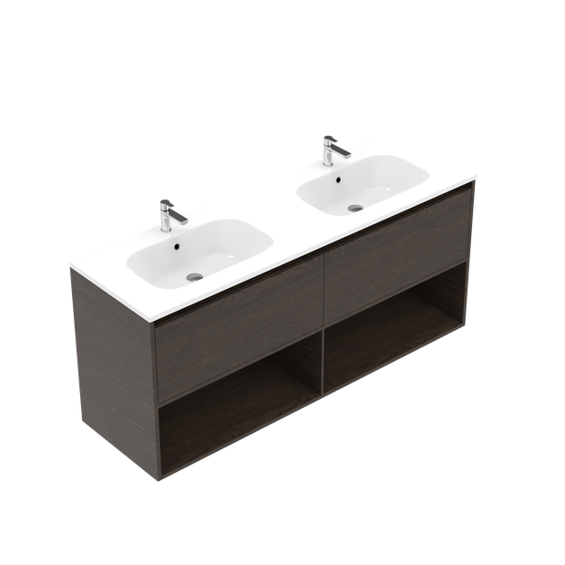 Savanna Double Tier Wall Hung Vanity