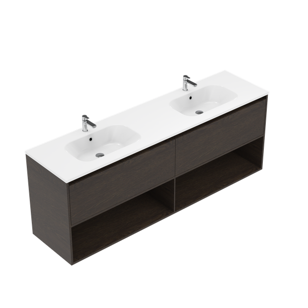 Savanna Double Tier Wall Hung Vanity